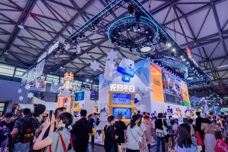 大白熊出没！世纪华通打造2025Chinajoy夏日冰爽打卡点