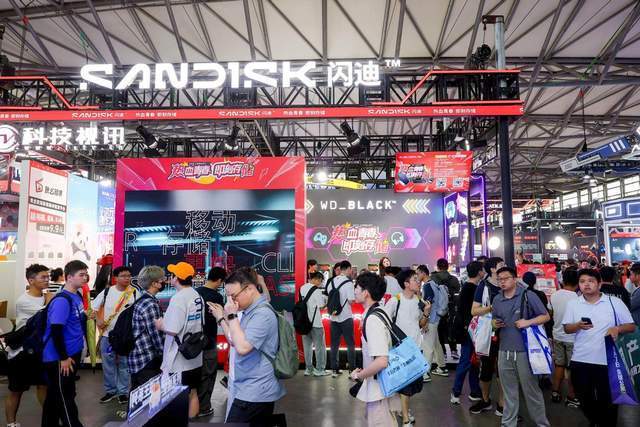 闪迪精彩亮相ChinaJoy 2025：全场景存储解决方案解锁游戏与创作多元需求