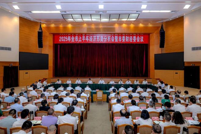2025年全市上半年经济形势分析会暨市委财经委会议召开 何晓军刘胜讲话 王文森出席